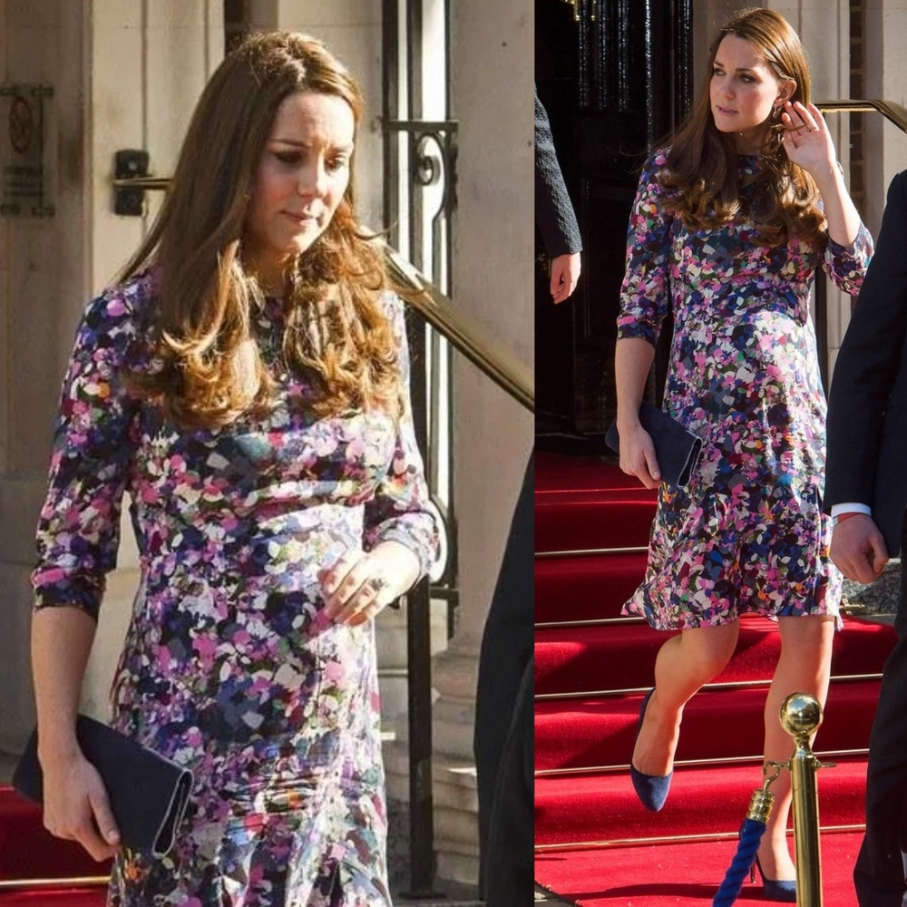 Erdem floral midi dress ASO Kate Middleton